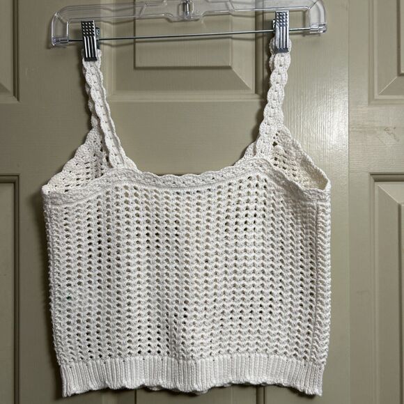 NWT J. Crew Crochet Button-Up Sweater-Tank XS - Picture 4 of 4